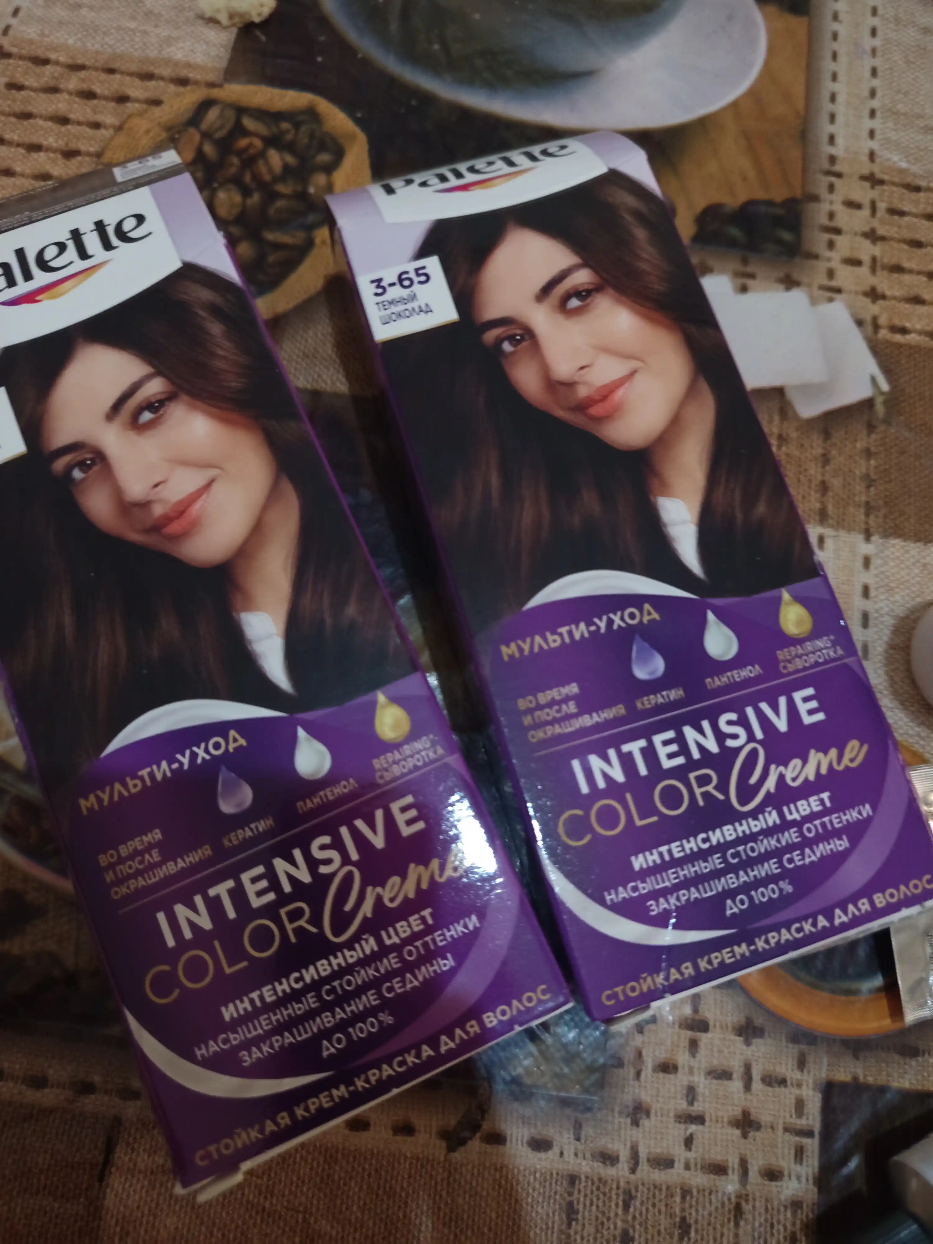 Крем краска Palette Intensive Color Creme W2, 3-65, Темный шоколад