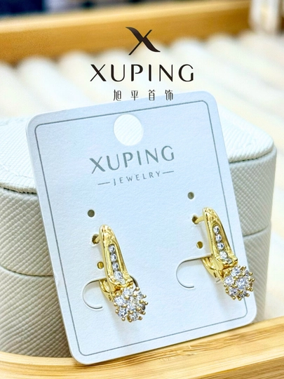 Серьги женские Xuping — CARTEIR-XUPING1-БРОНЗ