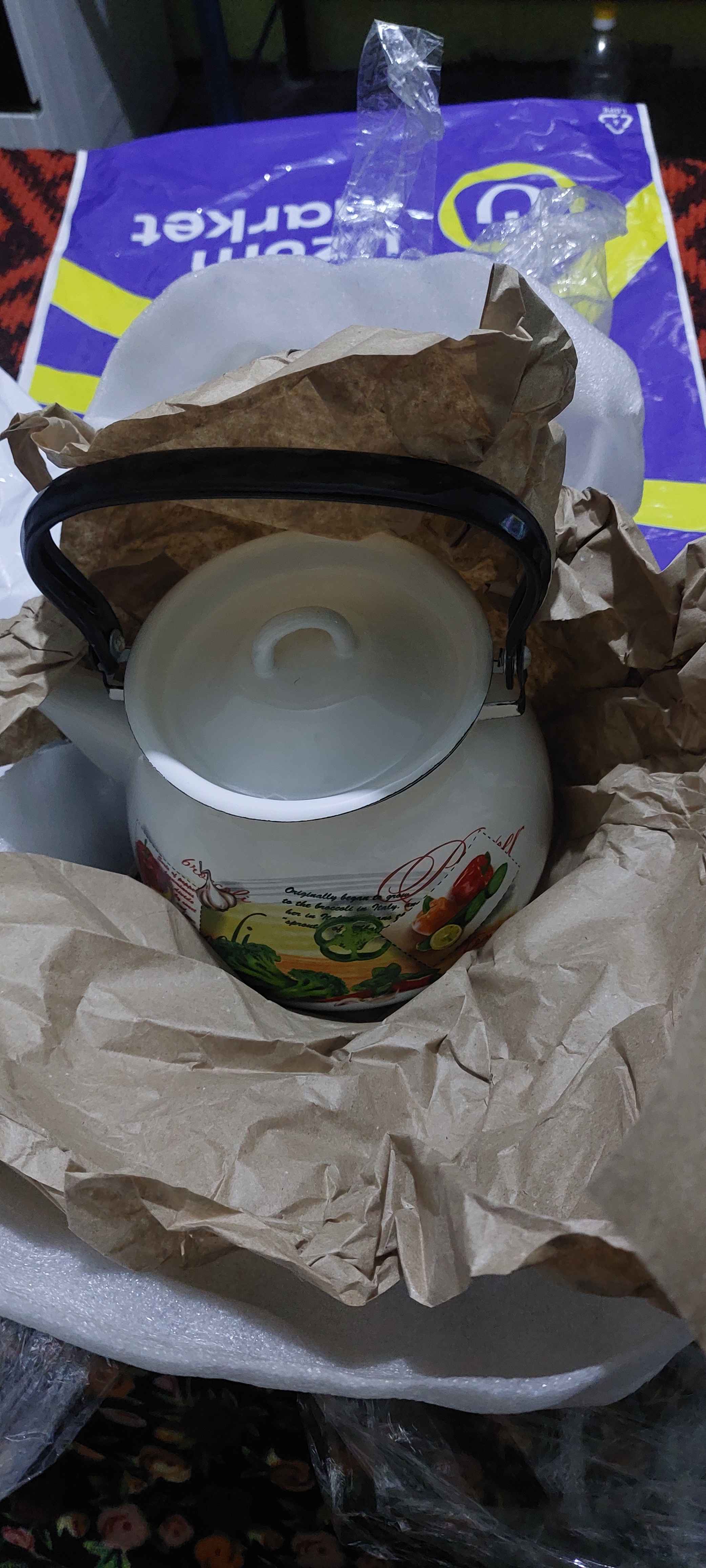 Emallangan sferik choynak, 3.5 litr KMZ