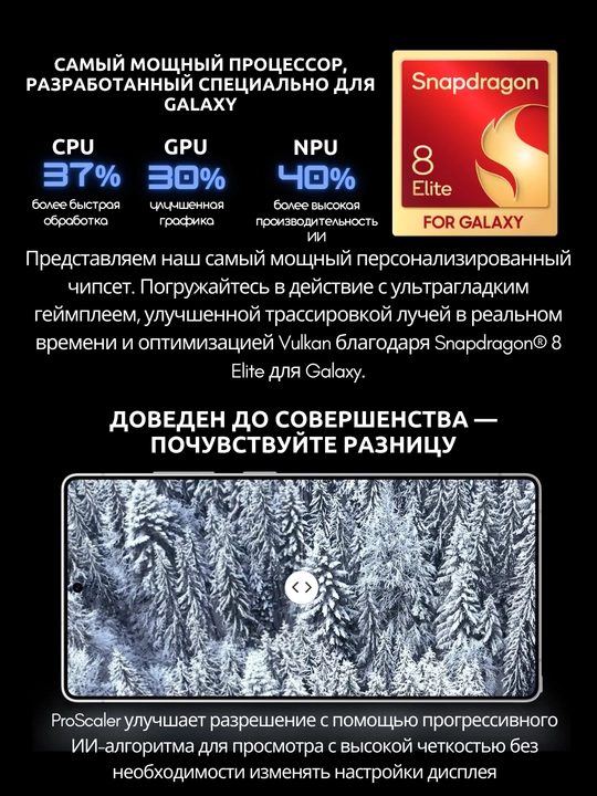 Smartfon Samsung Galaxy S25 ultra + sovg'aga g'ilof, 200MP+50MP+50MP+10MP, 1 yil kafolat
