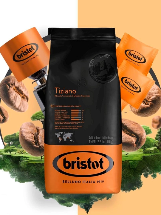 Кофе Tiziano Bristot, 1000 гр - 