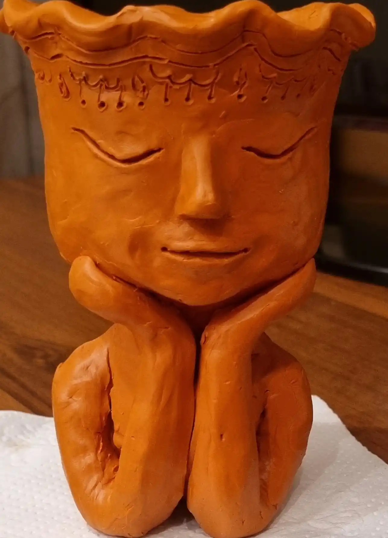 "VISTA-ARTISTA" haykaltaroshlik plastilini SKULPTALIN Studio 1 kg No9 yumshoq terakota