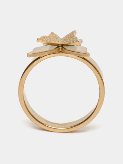 Кольца для женщин и девушек Cartier Stainless Steel, с камнями и без — CROWNIJ-UZUK-МАНГО-21