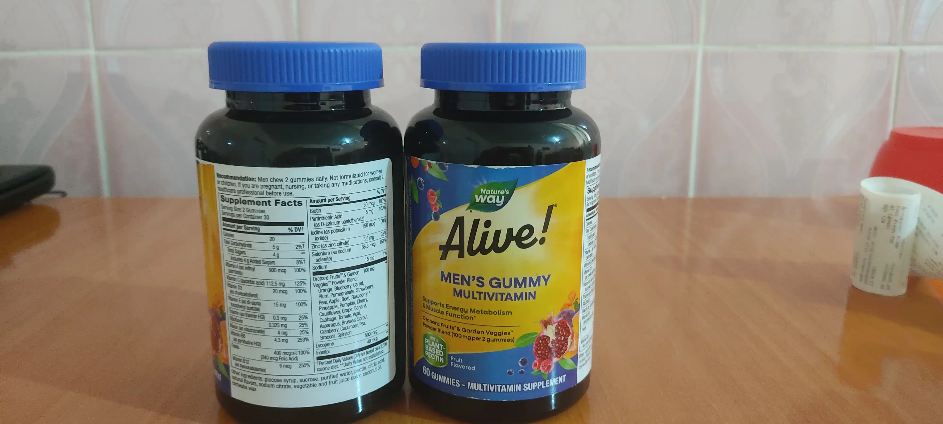 Мультивитамины для мужчин, комплекс биотин, цинк и инозитол Nature's Way Alive Men 60 таб