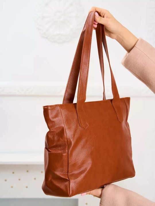 Ayollar sumkasi, katta, shopper, plyaj uchun, oqishga, ishga, A4 formati