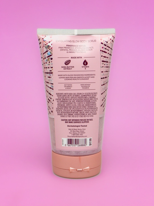 Bath and Body Works badan terisi postini shilib oluvchi kremli skrab