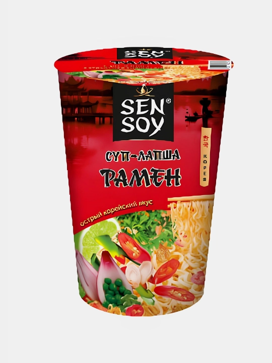 SENSOY, O‘tkir Ramyon tez tayyorlanadigan lapsha sho‘rvasi, 65 g - 