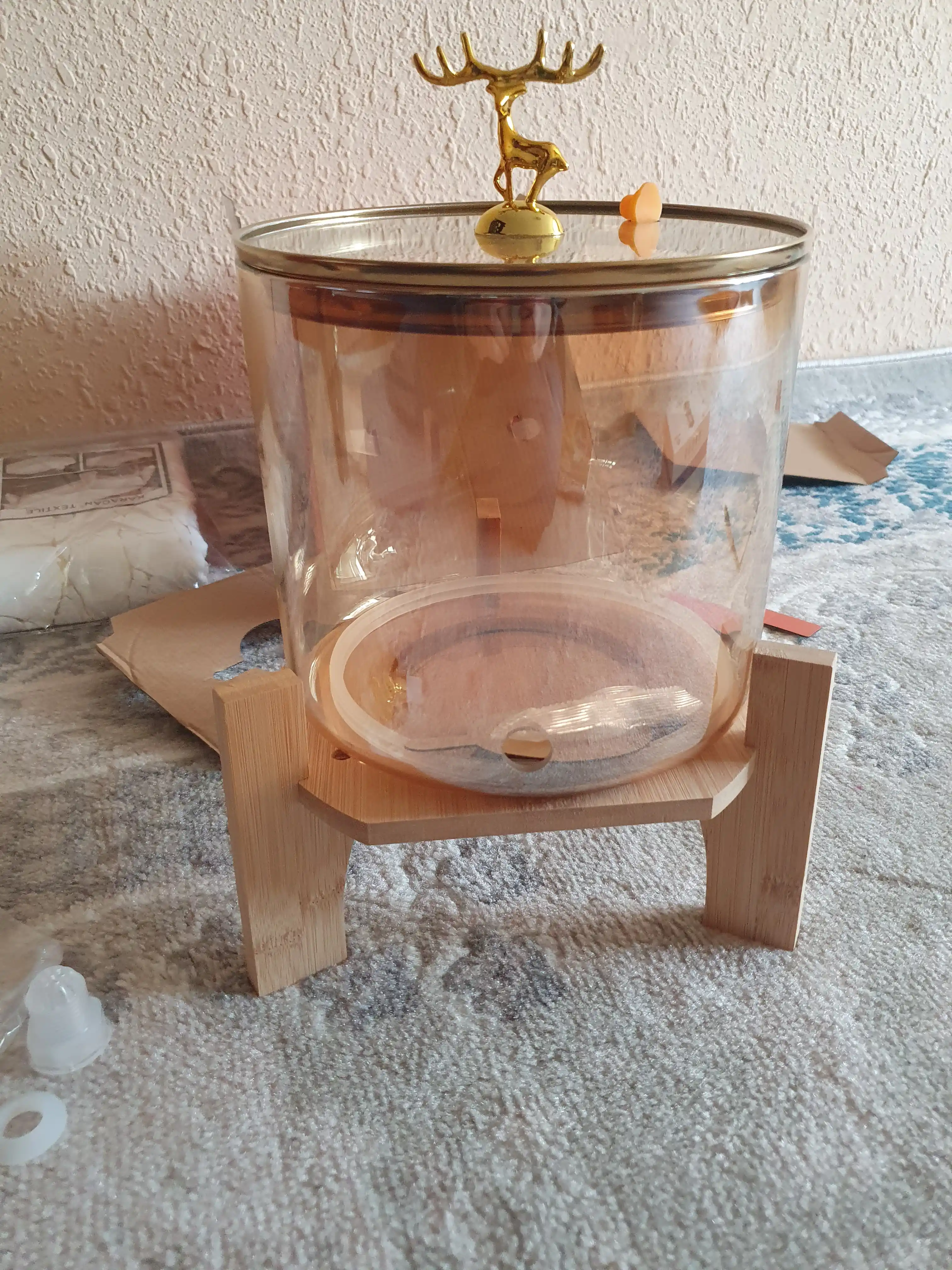 Shisha kastryulya 1.8lt va shisha kovshik 2 litr, grafin 2.5 litr
