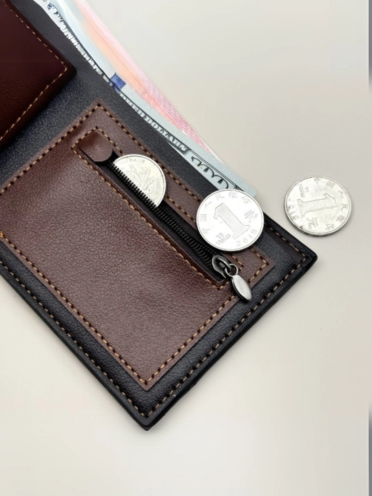 Erkaklar Hamyoni - Premium Dizayn, Koja material, Qora, Kulrang va Jigarrang Ranglarda