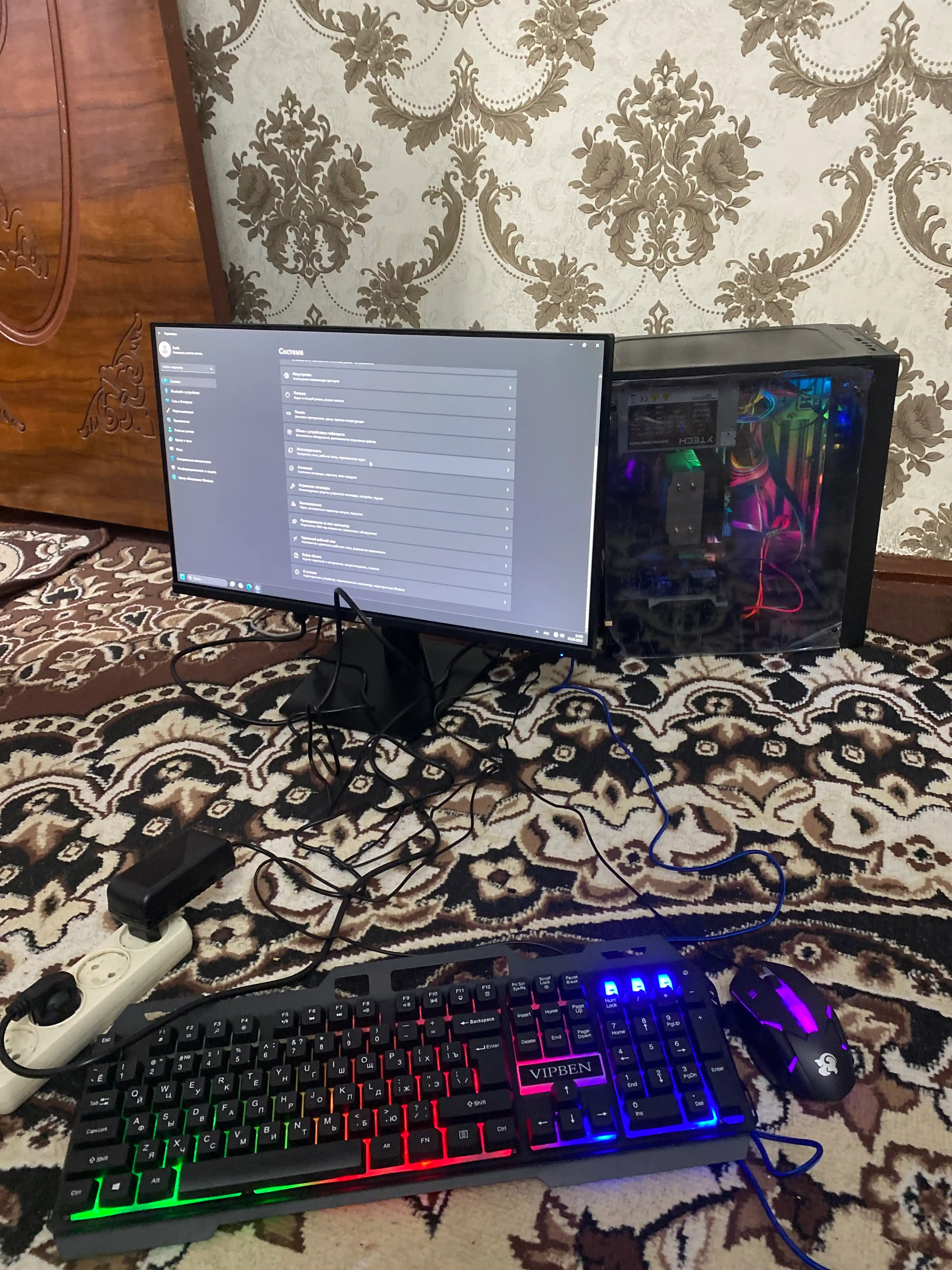 Игровой компьютер Core i5 / RAM 16 ГБ / SSD 512 ГБ / RX 550 4 ГБ / RGB CASE