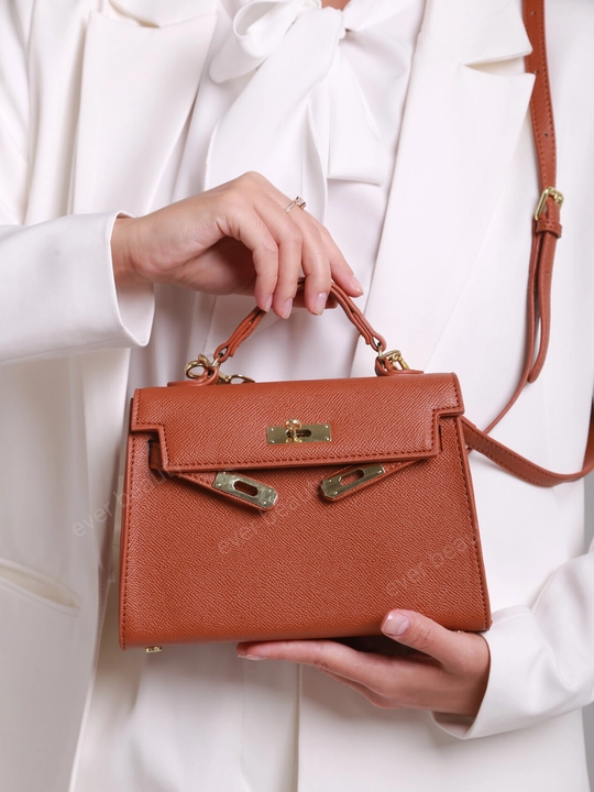Hermes Kelly uslubidagi yelkaga o'sma kichkina ayollar sumkasi, sovg'a qizlar uchun