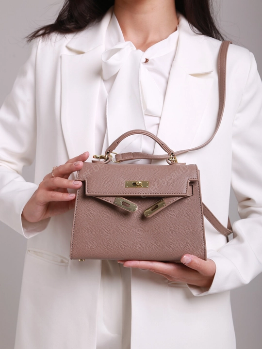 Hermes Kelly uslubidagi yelkaga o'sma kichkina ayollar sumkasi, sovg'a qizlar uchun