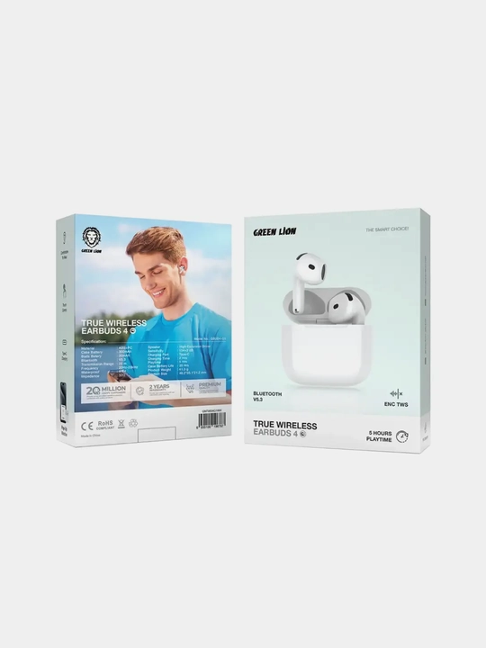 Simsiz quloqchinlar, Green Lion True Wireless Earbuds 4 G1. Bluetooth quloqchinlar