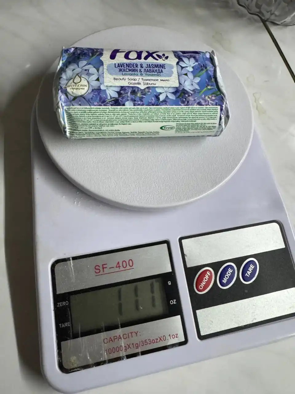 Мыло Fax, жасмин и лаванда, 125 г