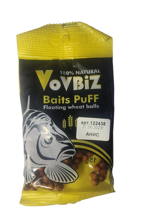 Воздушное тесто для рыбалки Vovbiz Baits Puff