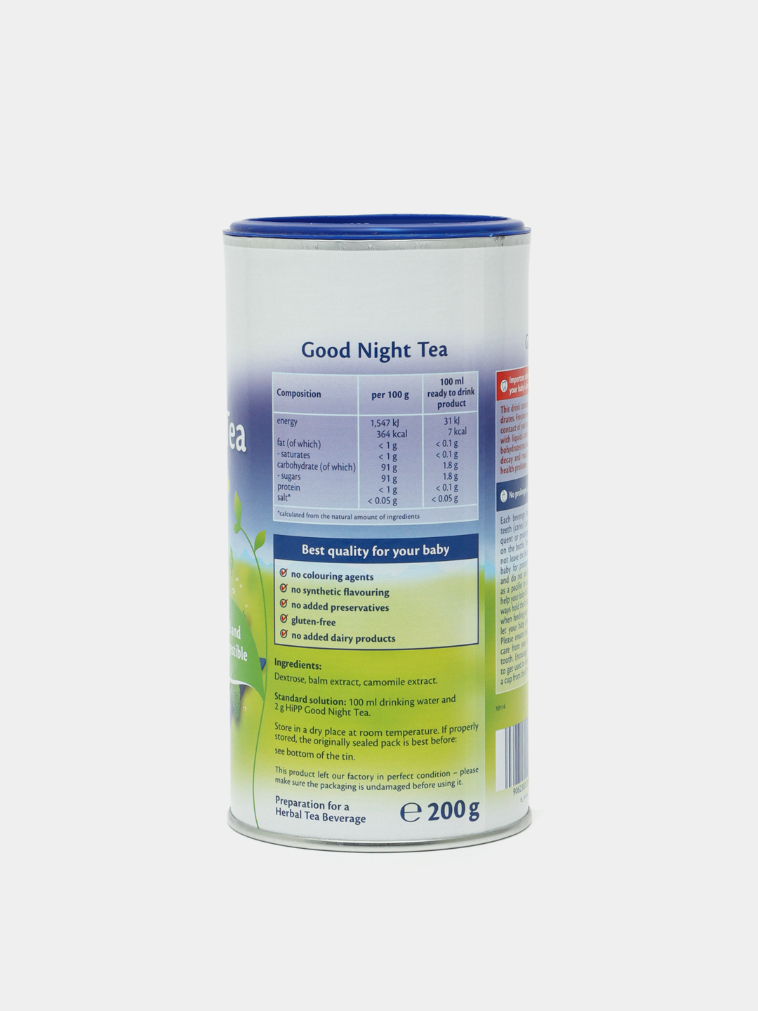 HiPP Good Night tea 200 ml - bolalarni tinchlantiradigan choy