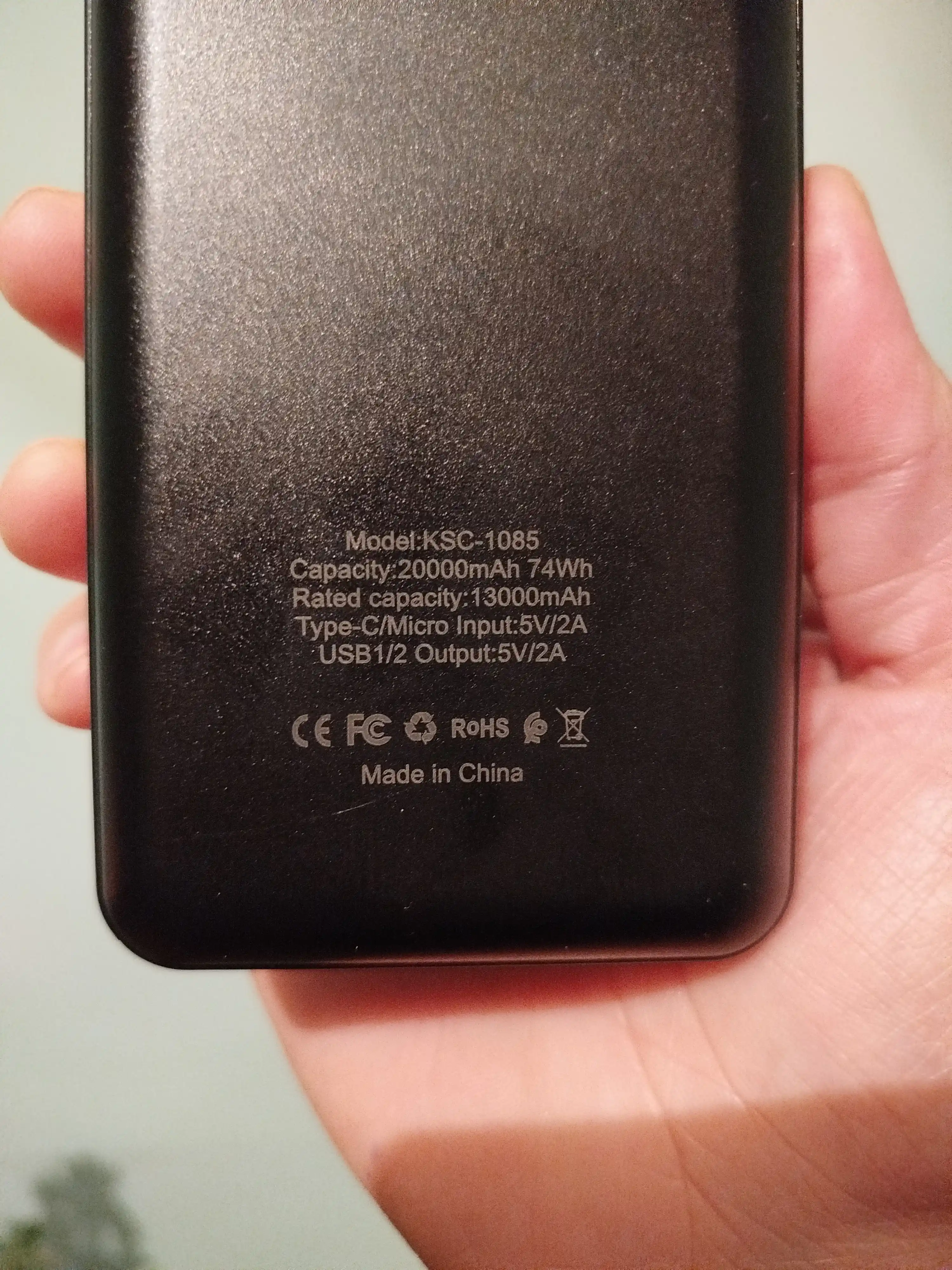 Power Bank / Tashqi akkumulyator, 10,000 va 20,000 mAh