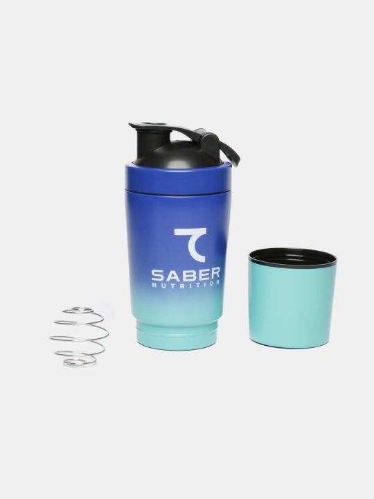 7 SABER stakanli Shaker, metall, 600 ml