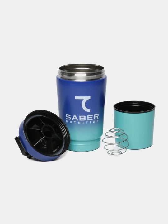7 SABER stakanli Shaker, metall, 600 ml