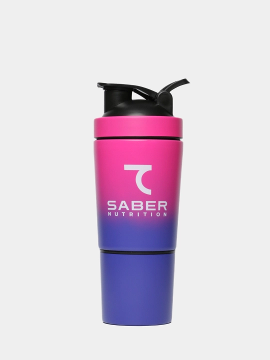 7 SABER stakanli Shaker, metall, 600 ml
