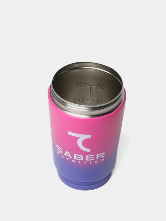 7 SABER stakanli Shaker, metall, 600 ml