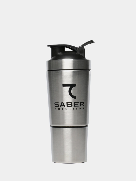 7 SABER stakanli Shaker, metall, 600 ml