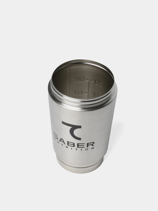 7 SABER stakanli Shaker, metall, 600 ml