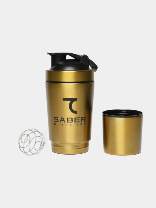7 SABER stakanli Shaker, metall, 600 ml