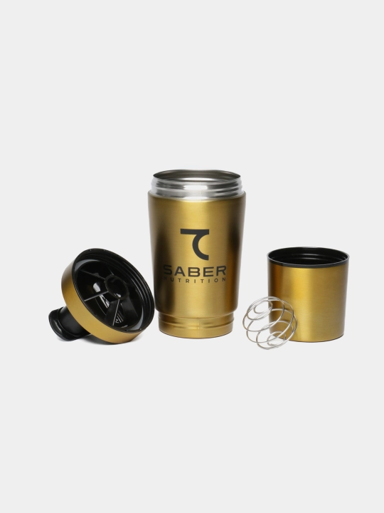 7 SABER stakanli Shaker, metall, 600 ml