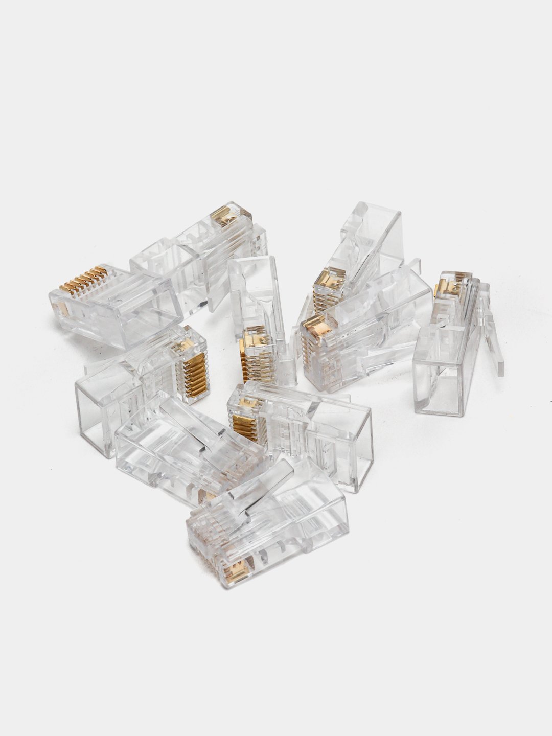 Коннектор RJ45 Cat6 со сквозным отверстием сквозной категория, 6 для витой пары