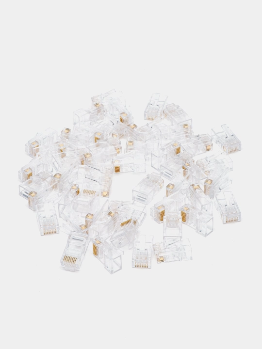 Коннектор RJ45 Cat6 со сквозным отверстием сквозной категория, 6 для витой пары