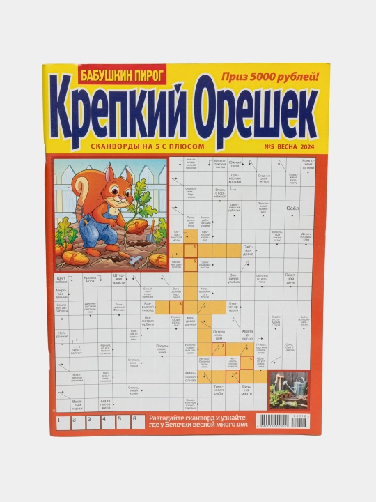 Rus tilida "Qattiq yong'oq" skanvordlar to'plami №5/24