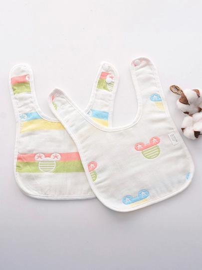 Детские слюнявчики для кормления новорожденных — BABYMAM-BIBS-БЕЖМЕЛ