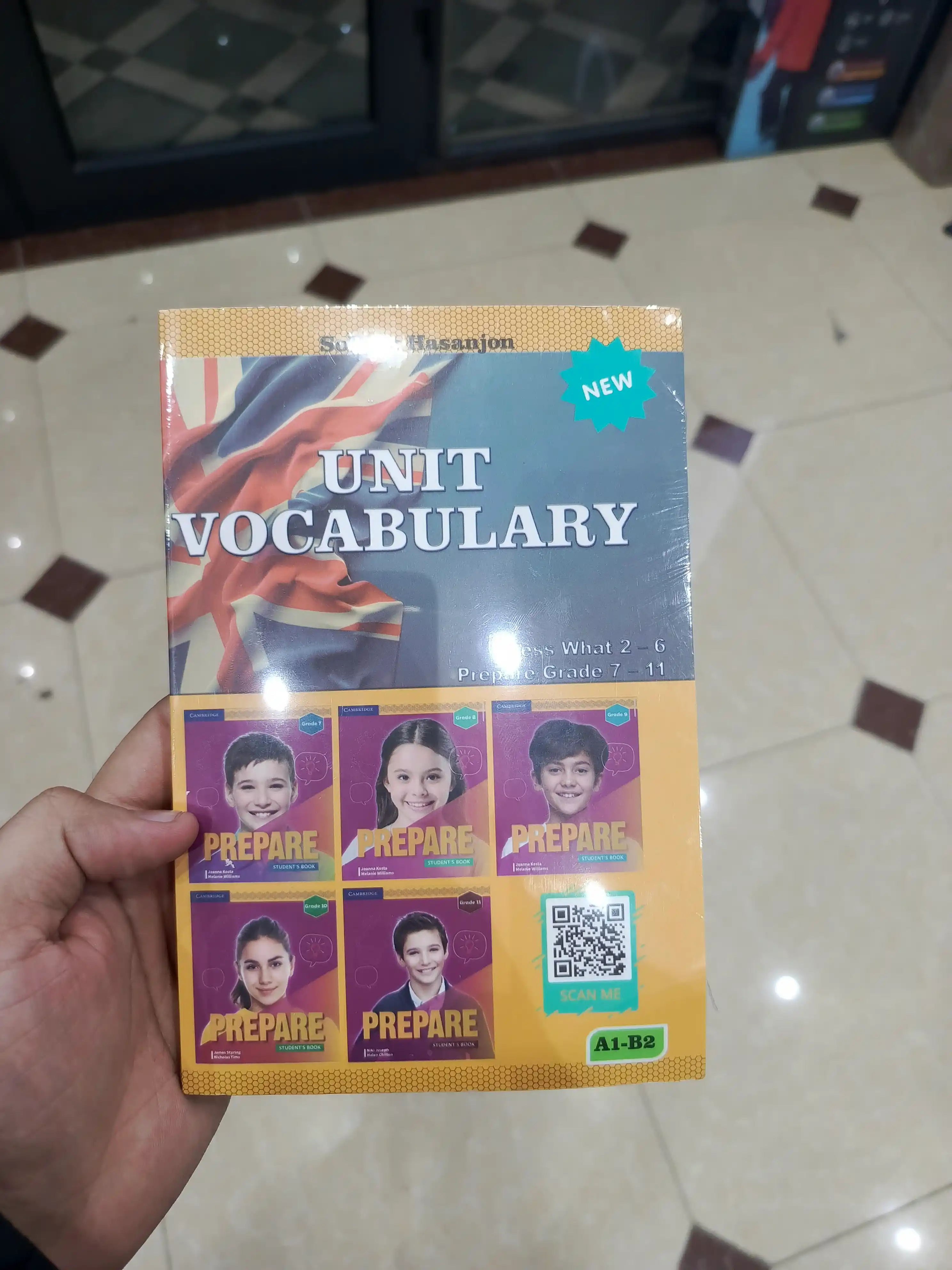 Unit Vocabulary — Hasanjon Soliyev, ingliz tili lug‘ati, 2–11-sinf, A1–B2