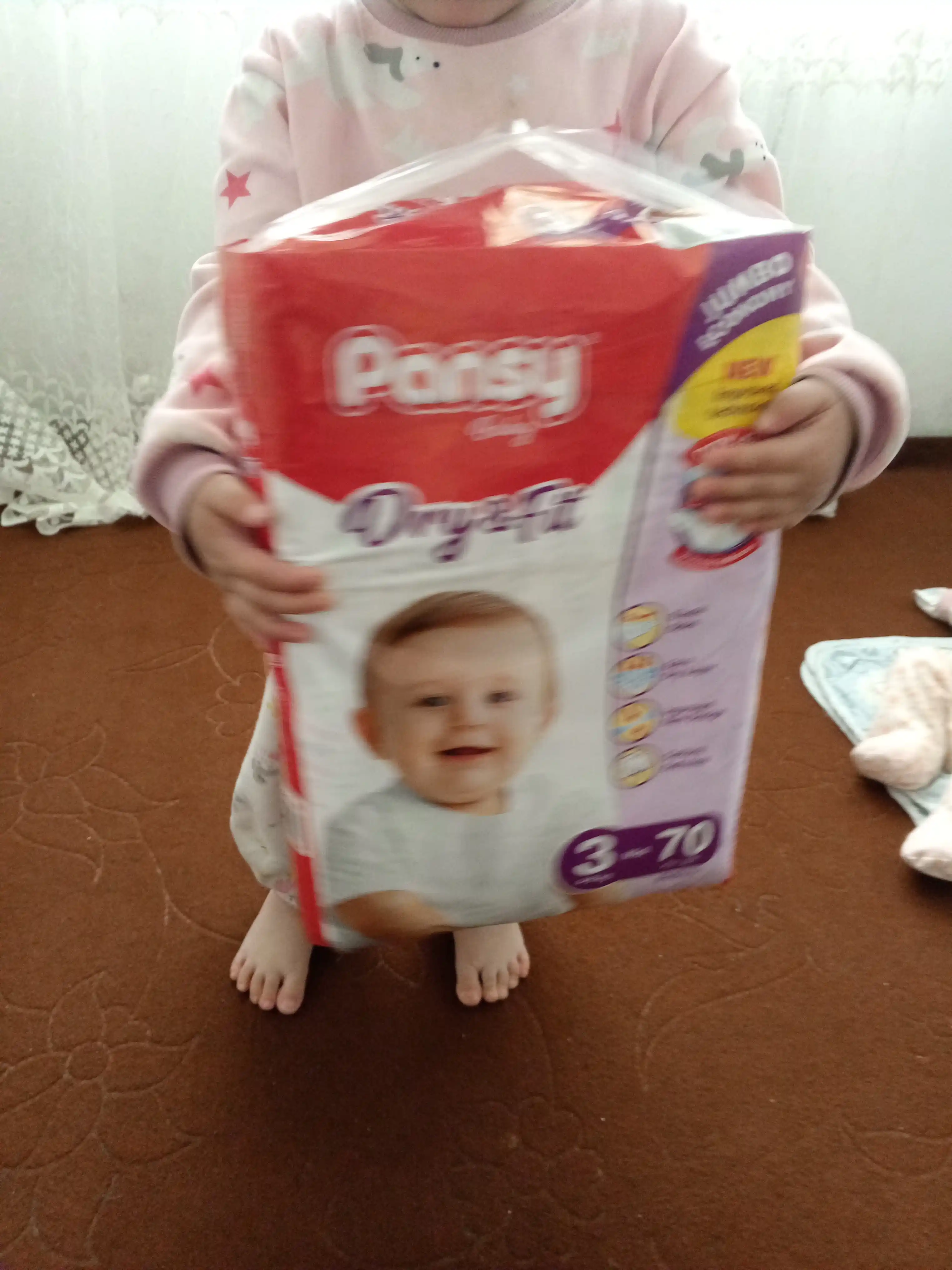 Tagliklar Pansy Jumbo Midi 3, 4-9 kg, 70 dona