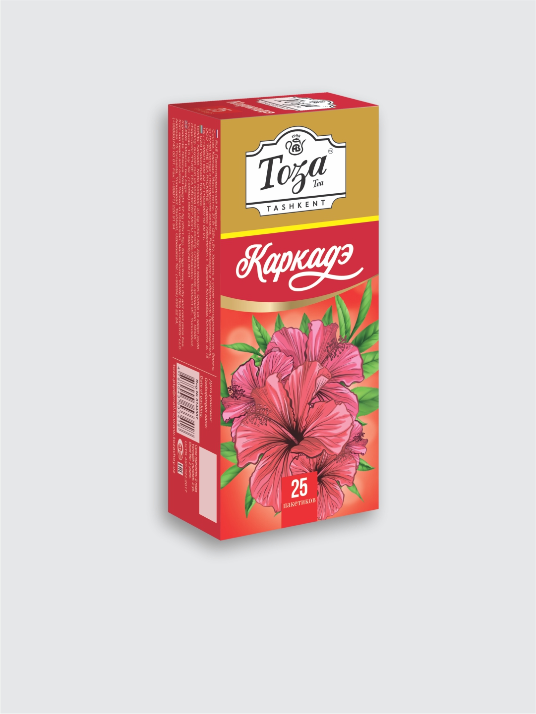 Чай Каркаде Toza, 25 dona