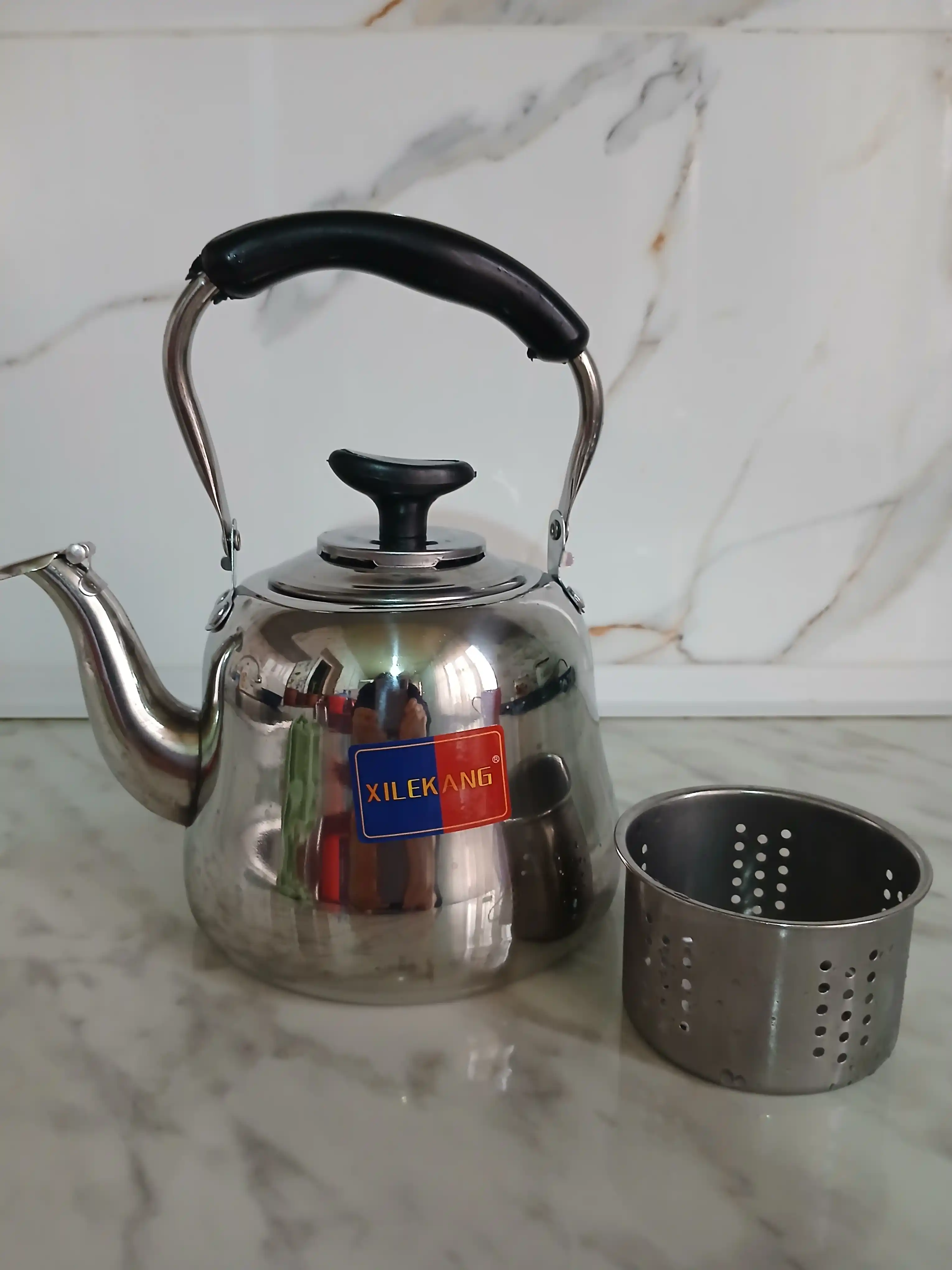 Чайник с крышкой, чайник заварочный, 2.0 л, эмалированный