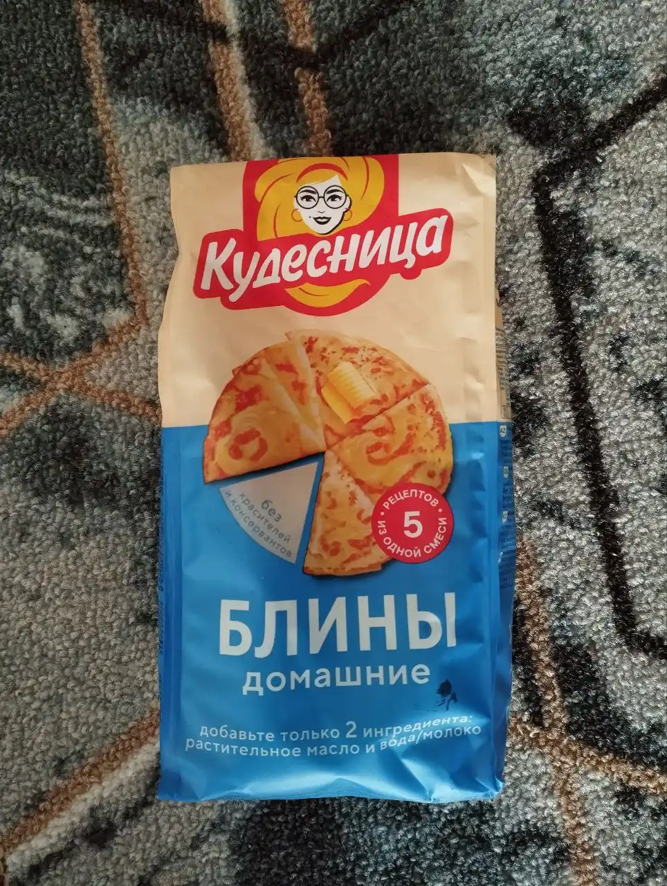 Смесь для выпечки Аладушкин, блины домашние, 350 гр