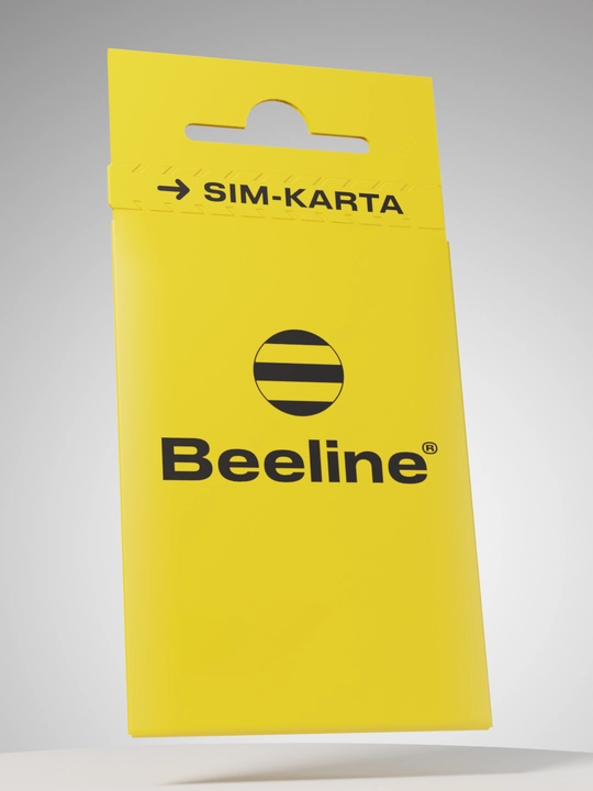 SIM-карта с самостоятельной онлайн регистрацией от Beeline, номер на выбор