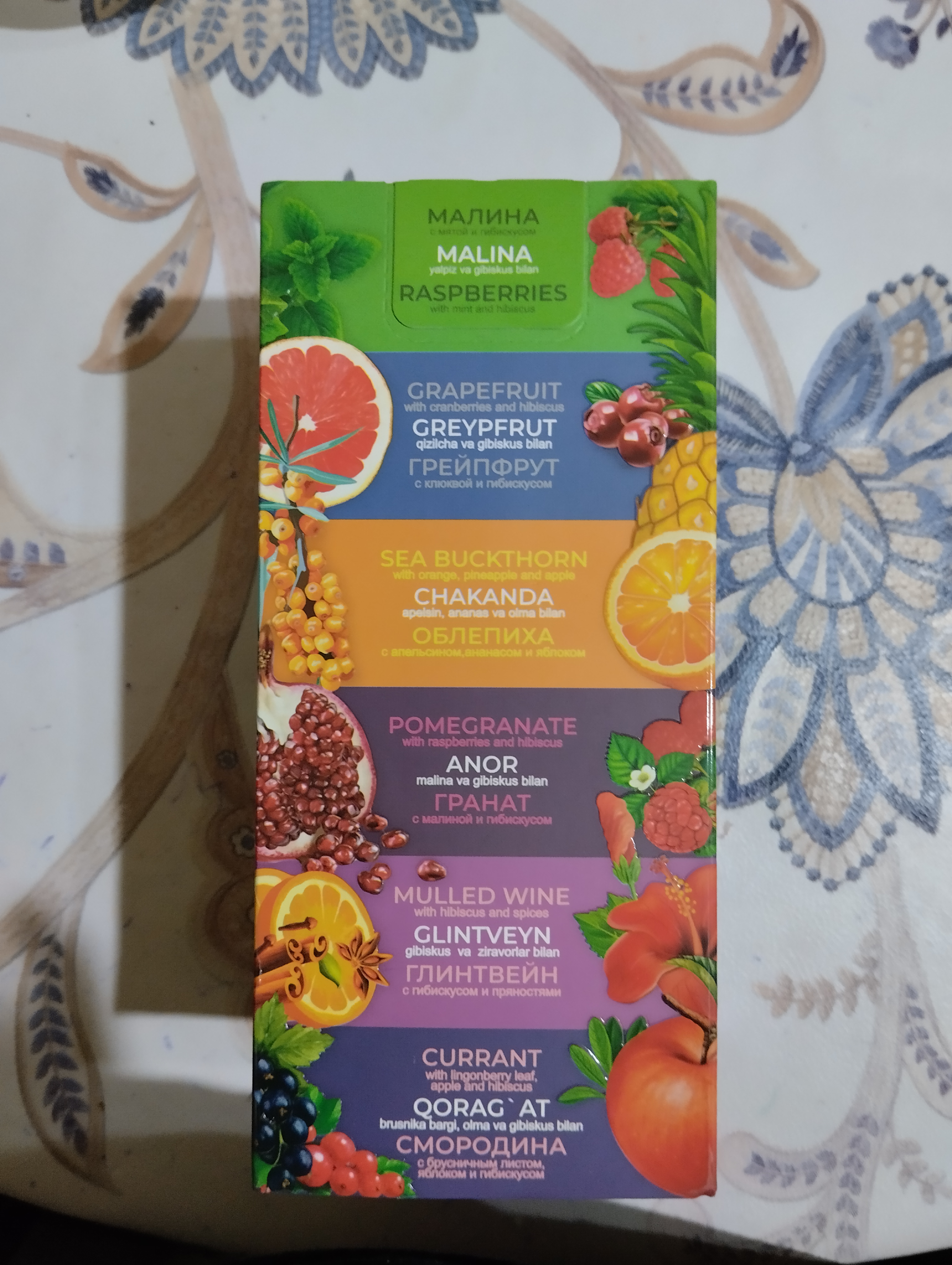 FruteaBar choy to‘plami, 6 xil