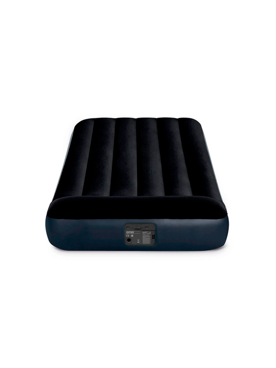 Intex Puflama matras "Pillow Rest Classic" bosh suyagi va ornatilgan nasos 220V bilan