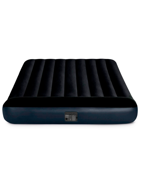 Intex Puflama matras "Pillow Rest Classic" bosh suyagi va ornatilgan nasos 220V bilan