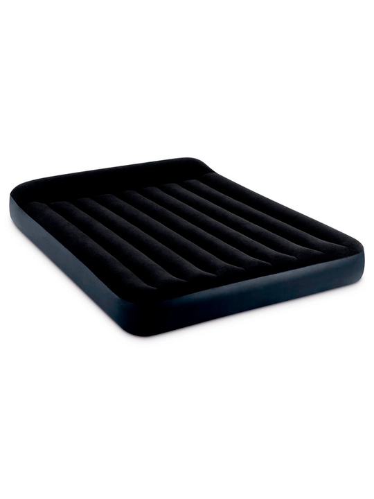 Intex Puflama matras "Pillow Rest Classic" bosh suyagi va ornatilgan nasos 220V bilan