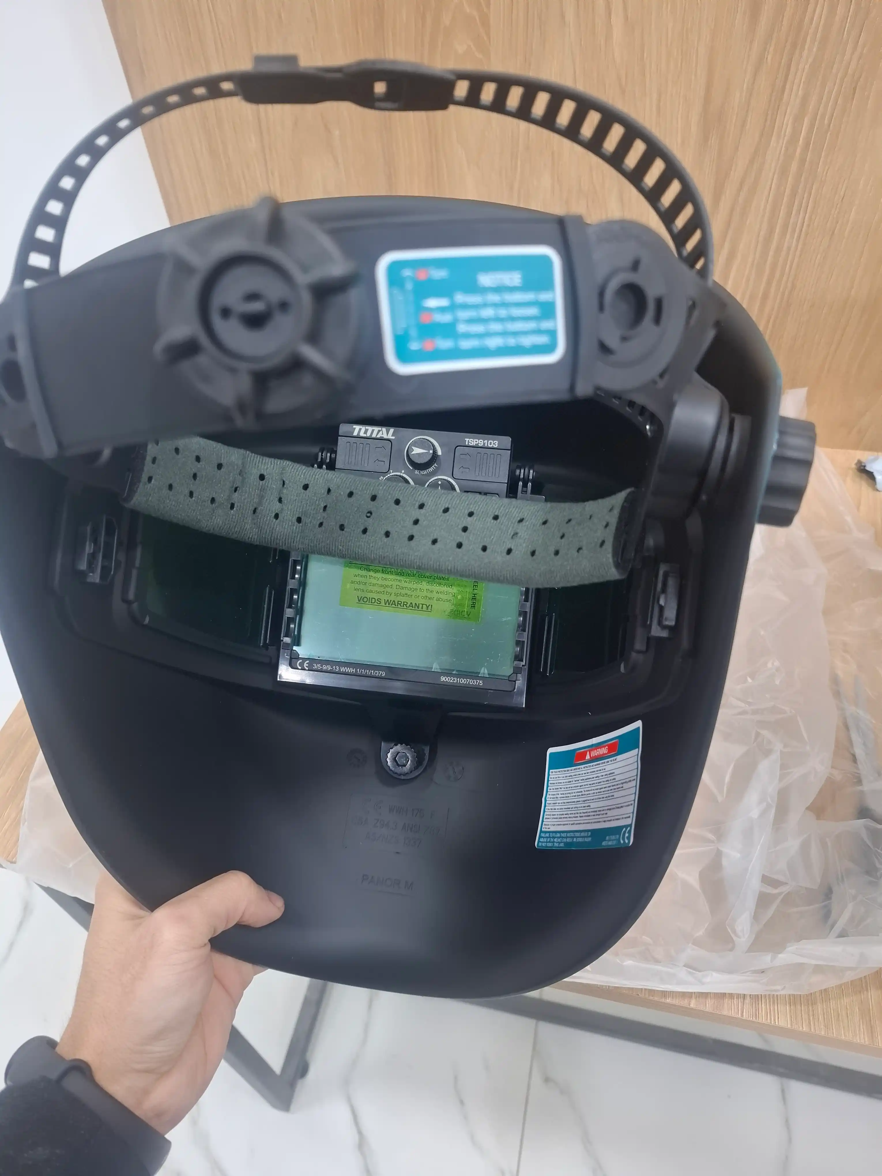 Payvandlash niqobi Total TSP9103