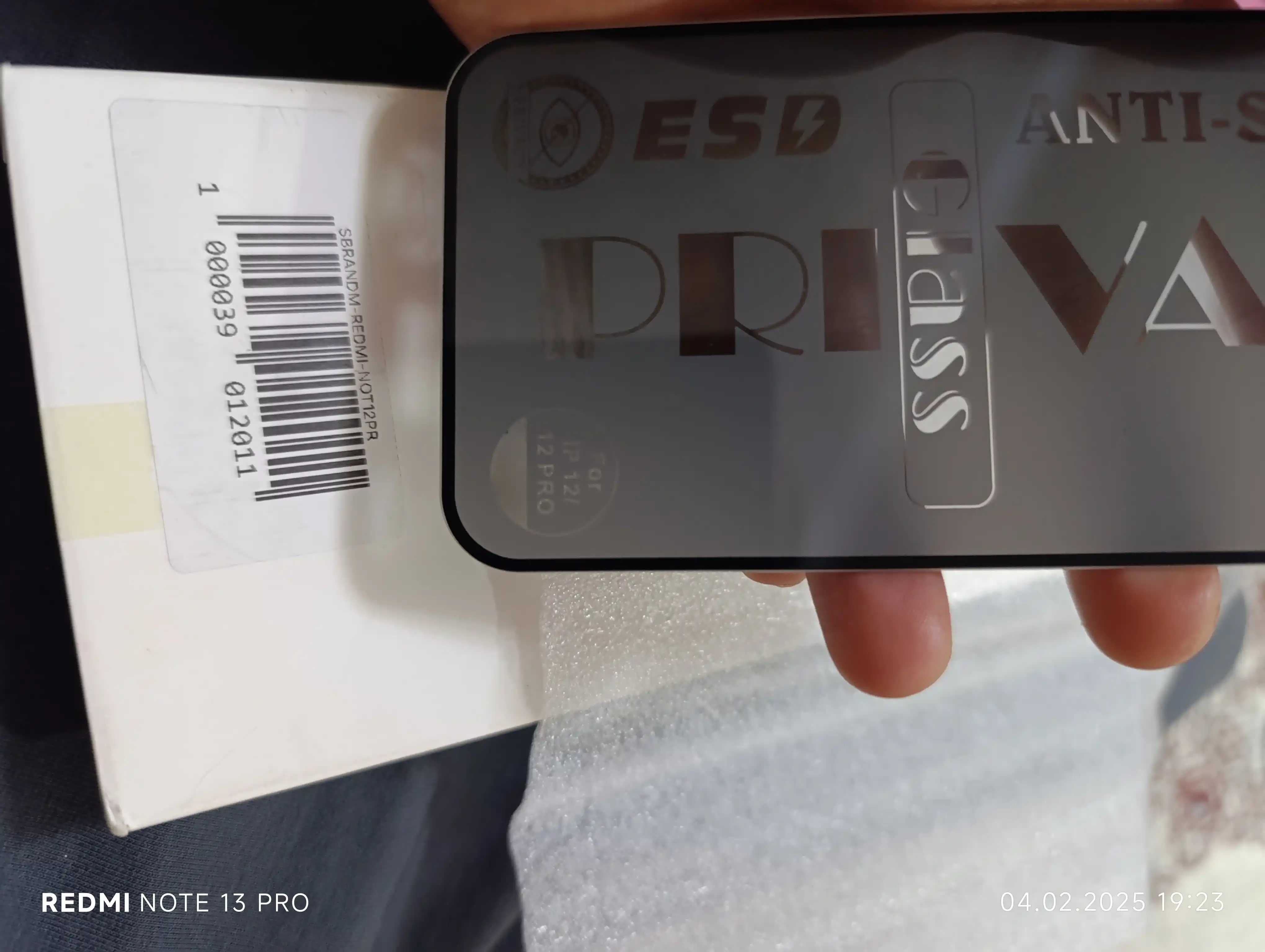 Защитное стекло антишпион для Redmi not10/not11...not12/13, Privacy с олеофобным покрытием