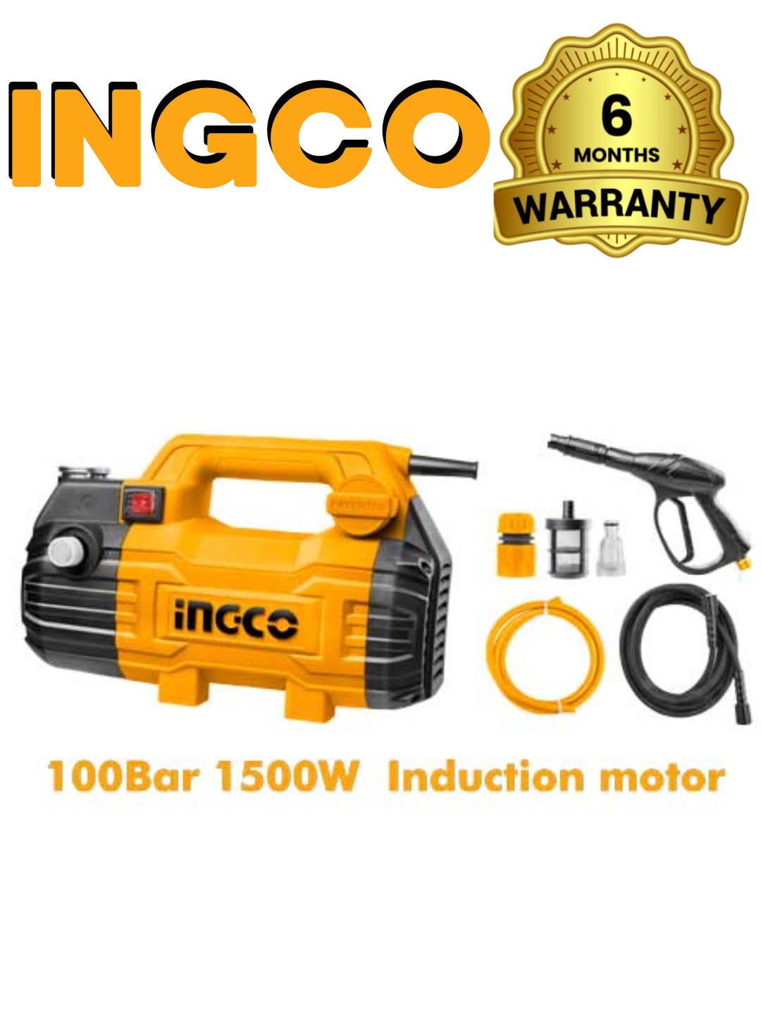 INGCOdan yuqori nosimli karcher 1500w 100Bar HPWR15028