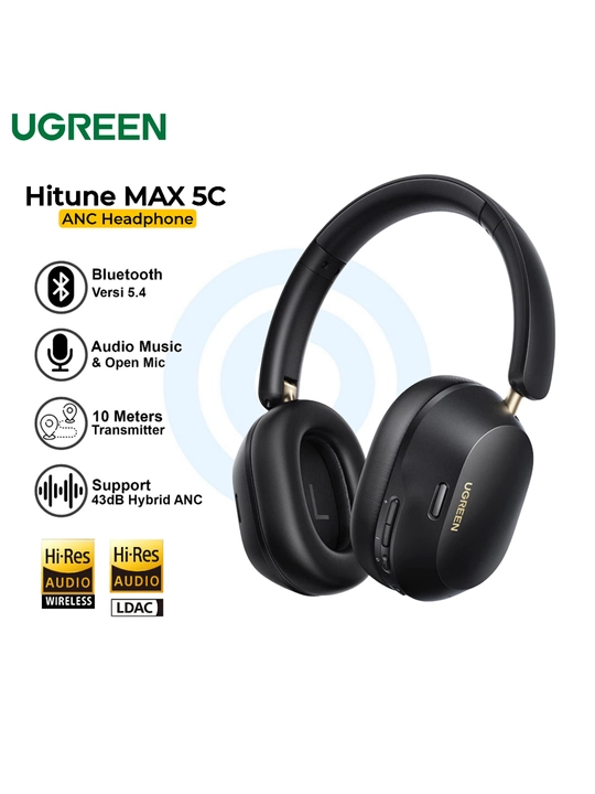 Наушники Ugreen HiTune Max 5C, LDAC, Hi-Res Audio, AAC/SBC/LDAC