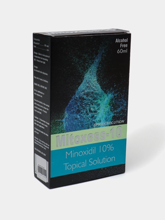 Minoksidil 10% Mitoxess Topical Solution USP, для роста волос и бороды, 60 мл