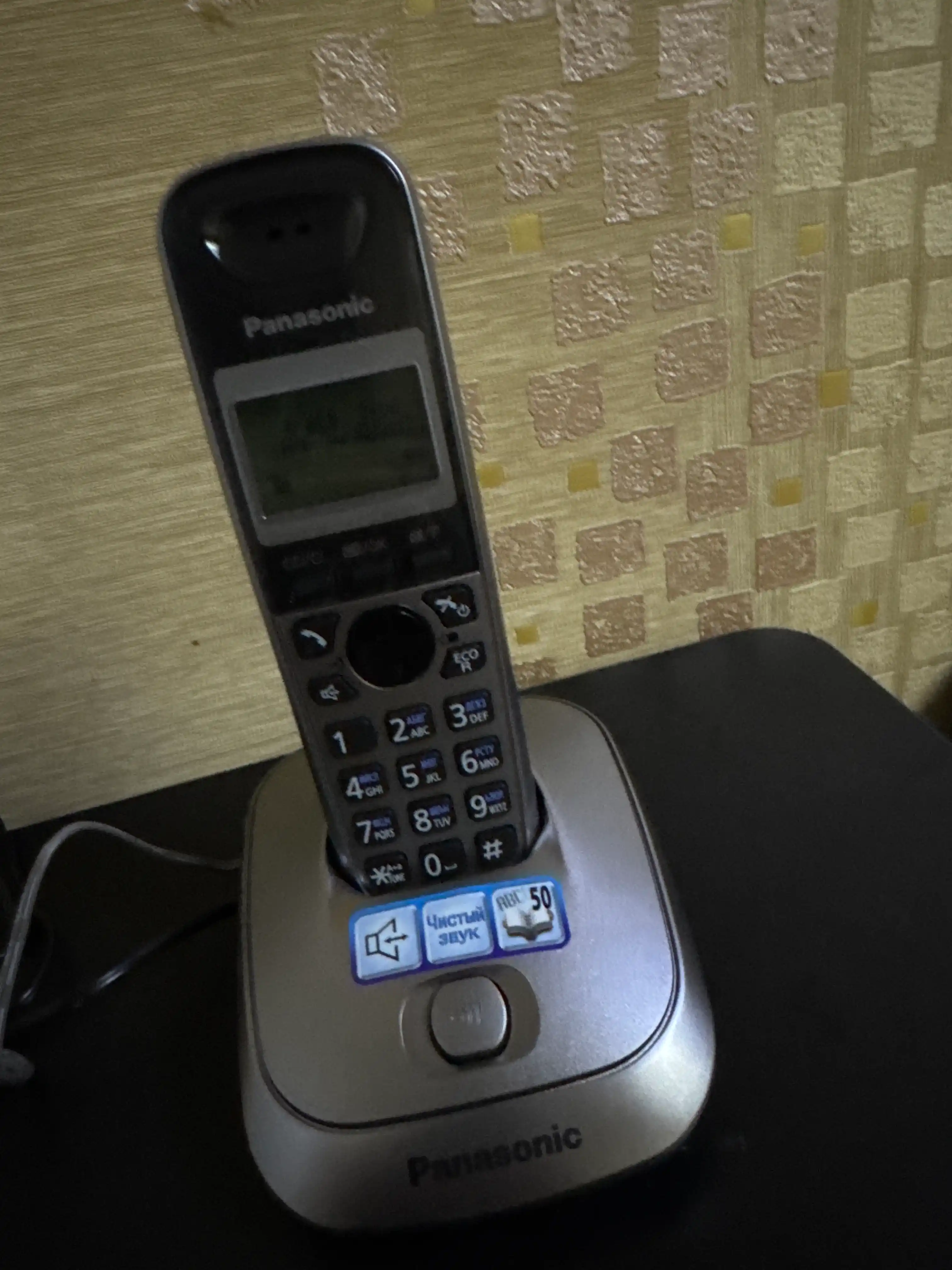 Simsiz telefon Panasonic KX-TG2511UA, kulrang