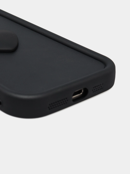 Chehol iPhone 11, 12, 13, 14, 15, 16 pro, pro max uchun hajmli yurak bilan
